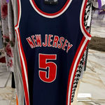 New Jersey Basketball Jersey Blue Photo 0