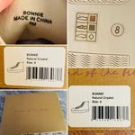 Band of Gypsies BAND OF THE FREE Bonnie Lace Up Rhinestone High Top Sneakers Natural White 8 NIB Photo 7