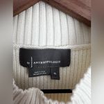 Anthropologie  cream sleeveless knit top sweater vest XL Photo 2