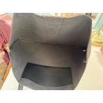 Vince Camuto Black & Gray Vegan Leather Tote Bag Stylish Office Work Travel Photo 8