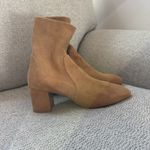 Stuart Weitzman Yuliana 60 Camel Suede Sock Ankle Boot Size 6 Photo 6