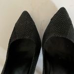 Jenni Kayne Black Suede Snakeskin Pump Heels Photo 2