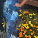 Anthropologie Commense Oceanic Blue Dress Photo 0