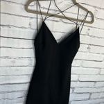B. Smart Black Spaghetti Strap Mini Skirt Dress Backless Summer Dress SZ 3 Y2K Photo 5