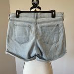 Banana Republic  light wash denim jean shorts in a size 6 festival concert summer Photo 2