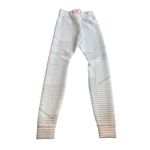 Nike  Court Women's Size XS‎ Tennis Legging Gray White Stripe Compressive Scuba Photo 4