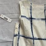 Pendleton Women's Pleat Print Dress Ivory/Blue Plaid NEW Size 4P Photo 11