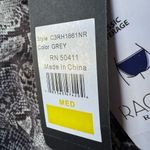 RACHEL Rachel Roy Grey Snakeskin Print Halter One Piece Swimsuit Size Medium NWT Gray Photo 7