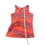 The North Face Ruched bright orange and coral Vneck tank size medium Photo 3