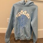spider sky blue hoodie Size L Photo 0