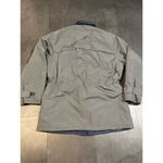 Reversible longline quilted jacket coat Size XL. Gray And Blue Photo 5