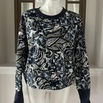 Joie  Cropped Sweatshirt with Thumbholes Floral Multicolor Size XL NWT Photo 5