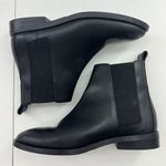 Everlane Size 7 Leather Chelsea Boots Bootie Italian Black Square Toe Women’s Photo 2