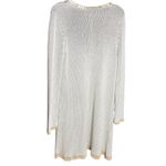 John Varvatos Open Front Long Knit 100% Silk Cardigan Sweater Tan Beige M Size M Photo 2