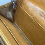 Coach VTG  Leatherware Wallet Cardholder Tan Zip Trifold Carabiner  Y2K Photo 15