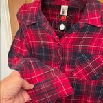 Terra & Sky 🏂🏂🏂BOGOHO 🏂🏂🏂 Red and Blue Plaid Button Down Shirt-XXL Photo 4