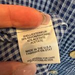 Talbots Vintage  Blue Checkered Button Midi Dress Cottagecore Western Size 4 NWT Photo 10