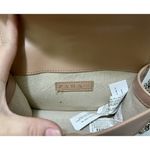 ZARA  TRF Light Pink Tan Crossbody Handbag Silver Chain Studded Purse Clutch Photo 3