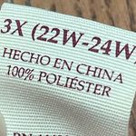 Faded Glory  Pink and White Patterned Blouse Photo 3