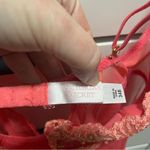 Victoria's Secret Vintage Victoria’s Secret Coral Pink & Peach Sequined Lace Babydoll Size 34B Photo 3