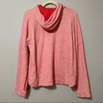 Adidas  Pink & Red Athletic Pullover Hoodie Sweatshirt Womens S Retro Sport Photo 4