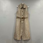 TUCKERNUCK Blue Brown Geo Ocean Spray Sleeveless Cheyenne NWT Size XL Tan Photo 1