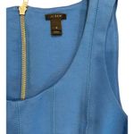 J.Crew  Cerulean Blue Sleeveless Career Corpcore Bossgirl Jersey Dress Size 2 Photo 6