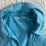 Abercrombie & Fitch Abercrombie Blue Sleeveless Collared Top size medium Photo 1
