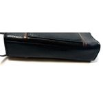 Brighton  Black Pebbled Genuine Leather Studded Heart Purse Shoulder Bag Tote Photo 7