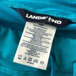 Lands' End Swim Board Shorts Drawstring Built in Brief Pockets Aqua Stretch 26W Photo 2