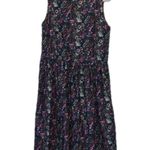 Vintage floral sleeveless jumper dress • possibly handmade • 90s • Teachercore Photo 0