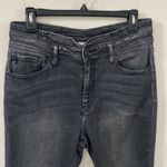 New KanCan for Maurices Skinny High Rise Black Jeans petal waistline 80s size 29 Gray Photo 3