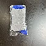 Unisex One Size PICKLEBALL Crew Socks Royal Blue & Grey New NWT Photo 3