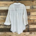 ZARA  Oversized Striped Beach Shirt Size Medium NWT Photo 7