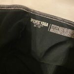 PINK - Victoria's Secret ❤️ Victoria’s Secret Pink Yoga Crop Leggings with Seafoam Green Mint Waistband 💚 Photo 2