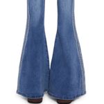 DELIA*S BY DOLLS KILL TOTALLY TRIPPIN FLARED JEANS Y2K SIZE MEDIUM NWT Blue Photo 1
