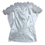 For Love & Lemons  White Satin Mila Mini Dress Womens S Photo 1