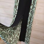 BCBGMAXAZRIA {M}  Maxi Dress Green Black White Photo 6
