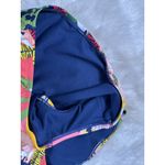 Bleu Rod Beattie Bleu One Piece Criss Cross‎ Swimsuit Womens XL Ring Tropical Floral Print Resort Photo 9