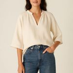 Apiece Apart Organic Cotton Blouse Photo 0