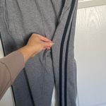 John Galt Brandy Melville  Grey Sweatpants with Navy Blue Stripes OS (small) Photo 2