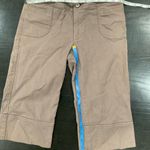 Banana Republic VINTAGE  BERMUDA SHORT BROWN WITH WHITE PINSTRIPES Photo 3