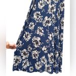 Gilli Blue and White Maxi Skirt/Dress No Wrinkle, Stretchy, Pull On Size L Photo 3