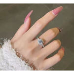 Boutique 2ct‎ Pave Halo Round Platinum Silver Diamond Engagement Ring, Sz 10 Photo 15