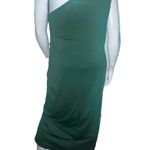 SheIn Dark Green One Shoulder Dress Photo 3
