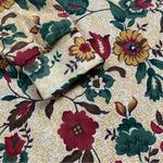 Vintage 80s Liz Thomas Floral Turtleneck Size M Photo 4