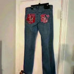 Ed Hardy Vintage  Jeans. Circa 2002. Size 30 Photo 2