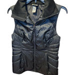 Champion  9 Puffer Vest Women's Size Small Black W/Black Fuzzy Collar Photo 0