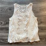 Miss Me  White Lace Tank Top Photo 2