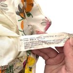 ZARA Floral Ruffled Tie Detail Mini Skirt XS Photo 4